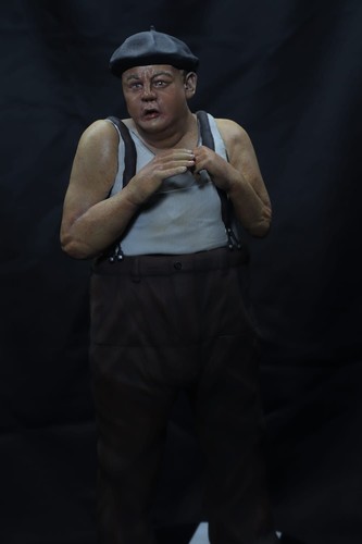 Fantozzi statua dipinta a - statua, 3d