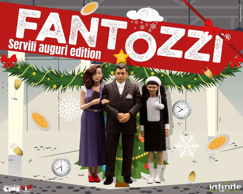 Fantozzi action figure set - fantozzi,