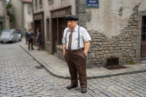 Fantozzi action figure dipinta - fantozzi,